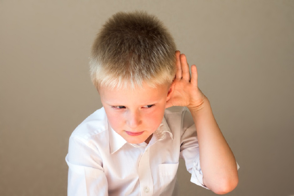 Boy listening